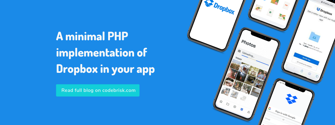 How to implement Dropbox v2 API in your Php Applications